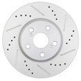 thumbnail image 2 of AUTOMUTO [4PCS] Front & Rear 10.84"+10.2"Disc Drilled & Slotted Brake RotorsFor Pontiac Vibe 2009-2010 For Toyota Corolla 2009-2019 For Toyota Matrix 2009-2013, 2 of 5