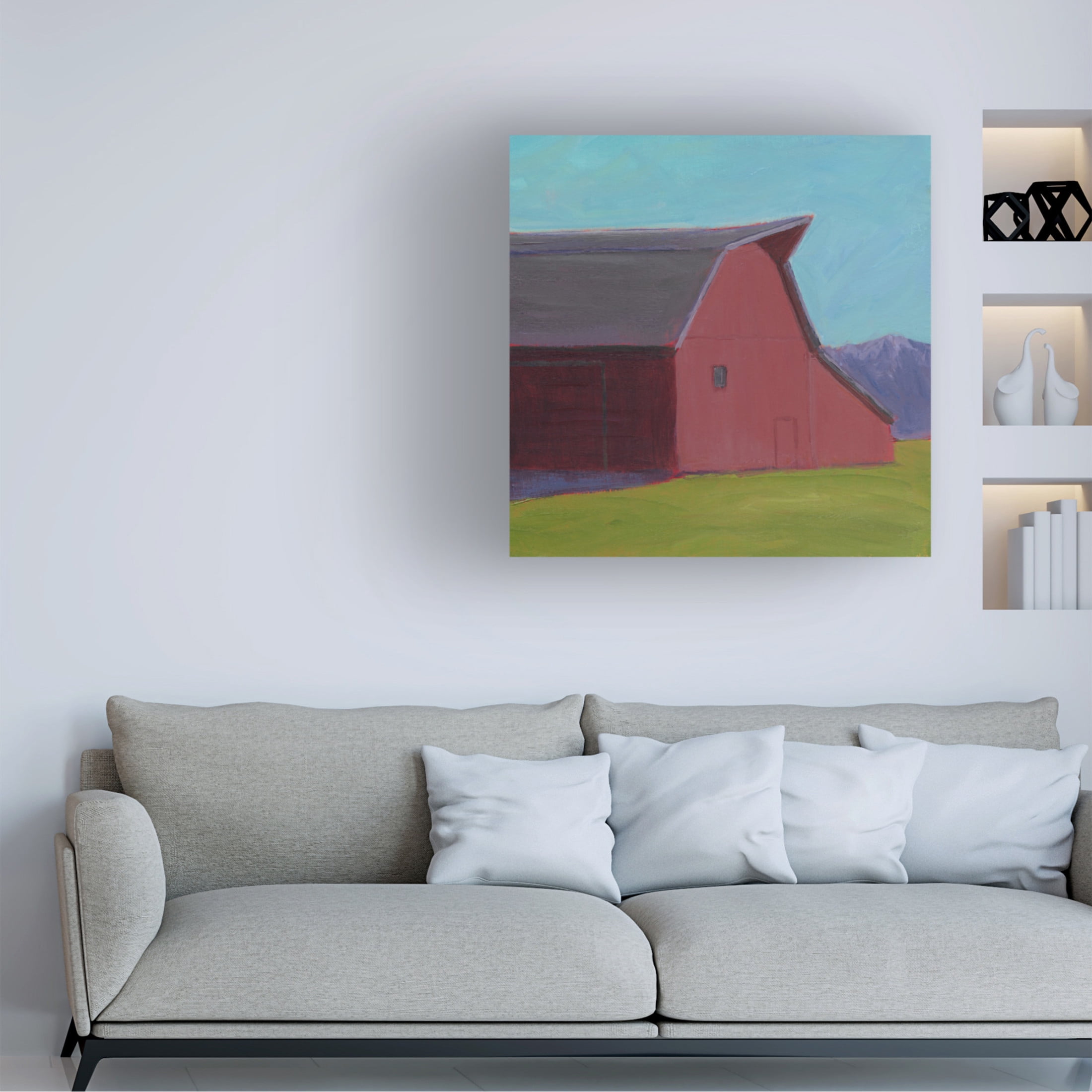 Trademark Fine Art Carol Young  Rustic Hayven II Canvas Wall Art