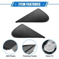 thumbnail image 4 of Unique Bargains 1 Pair Side Rear View Mirror Corner Triangle Trim for Toyota RAV4 2009-2012 Left Right Panel Cover, 4 of 6