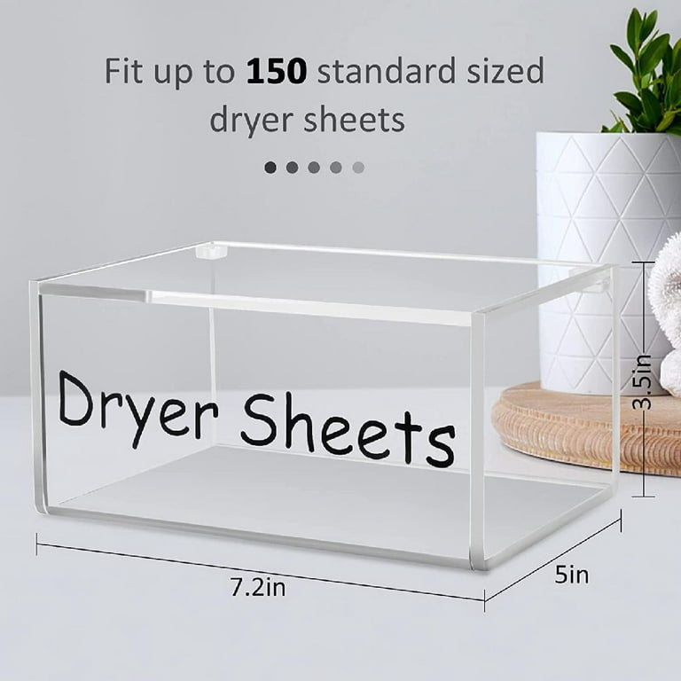 Transparent Acrylic Dryer Sheet Holder With Anti scratch - Temu