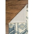 thumbnail image 4 of Aspire Wool Triangle Light Blue & Cream 8' x 11' Area Rug, 4 of 4