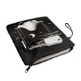 thumbnail image 3 of HELLHERO Bible Case Bag Protector Wrap Bag Polyester Fabric Decorative Design Books Sleeve with Lightweight for Office for Book Organzier Holder Phantom, 3 of 8