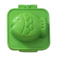 thumbnail image 1 of Moule à Bento en Forme d'Œuf Dur, 3D, Cœur de Lapin, Accessoires de Cuisine, 1 of 3