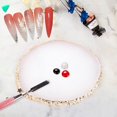 thumbnail image 7 of dianhelloya Resin Nail Art Palette Safe Stylish Eco-friendly Portable Nail Mixing Tray for Easy Gel Color Display Beige, 7 of 7