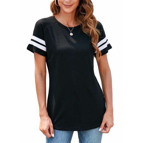 LELINTA Women's Summer Short Sleeve Cold Shoulder Round Neck T-Shirt Short Sleeve Tunic Tops Blouse Fashion Knot Twist Front Blouses, Black/ Green/ Pink, S-2XL