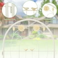 thumbnail image 6 of Costway 4 Pack Rustproof Metal Garden Trellis 71" x 20" Wire Lattice Panel for Patio White, 6 of 9