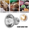 thumbnail image 2 of Limei Bulb for Bearded Dragon, 50W UVA Reptile Heat Lamp Soft White Light Glass Bulb Turtle Light Infrared Light Basking Heat Lamps Outdoor for Pet/Amphibian/Lizard (E27,110V), 2 of 6