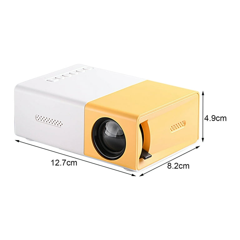 Projektoren YG300 Pro Mini Projektor, LED Unterstützt, 1080P, Full HD,  Tragbares Synchronisationstelefon, 4K Video Beamer, Audio USB Projektor  230715 Von 36,51 €