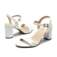 thumbnail image 3 of DREAM PAIRS Women's Chunky Heels Block Round Open Toe Ankle Strap Heel Fashion Wedding Party Comfort Dress Sandals Shoes, 3 of 7