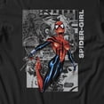 thumbnail image 3 of Marvel Spider-Man Men's Masked Heroine Panels T-Shirt (Black, S-XXXL), 3 of 4