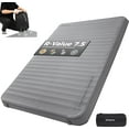 thumbnail image 3 of KingCamp Double Self-Inflating Sleeping Pad - 7.5 R-Value Pro 3D Air Mattress, Ultra-Warm & Waterproof, Lightweight Portable Design for Camping, Backpacking & Travel (79.1" x 50.4" x 3.0", Grey), 3 of 13