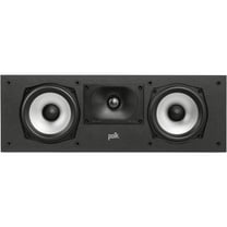 Polk Audio - Monitor XT30 Center Channel Speaker - Midnight Black