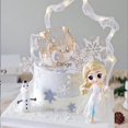 thumbnail image 2 of [Punto] Pastel De Reina De Hielo Blanco Y Nieve Adornos Decorativos Princesa Elsa Cumpleaños Juguetes, 2 of 4