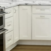 Design House Brookings Assembled Shaker Style Base Kitchen Cabinet (30 x 34.5 x 24), Sherwin Williams® White