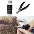 thumbnail image 2 of Colle à Kératine Fusion Pré-Lié Extracteur Super Action et I Pince pour Extensions de Cheveux Kératine Casse Micro Anneaux Perles Extracteur avec Peigne, 2 of 5