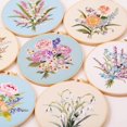 thumbnail image 2 of Yazoeia Beginner Embroidery Kits, Embroidery Starter Kits with Flower Bouquet Patterns, Embroidery Materials Clothes Colored Threads Needles Hoops Instructions S129 One size CJC912-149202, 2 of 9