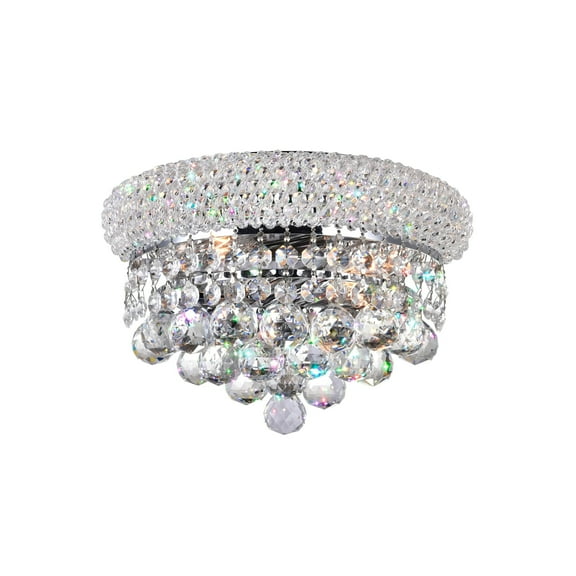 8 Light Up Chandelier with Brown finish