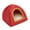 Rouge, variante sur GROWTH TANK Chat Maison Sommeil Chenil Snooze Intérieur Lavable Automne Hiver Chats Lit Tente pour Animaux de Compagnie L