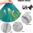 thumbnail image 5 of SEANATIVE 4 Piece Set Gaming Chair Slipcover, Soft Decorative Computer Chair Cover with Armrest Covers Scratch-Proof Office Bedroom Decor, Gamer Accessories, Hummingbird Daisy Flower Green, 5 of 7
