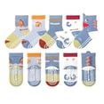 thumbnail image 1 of Splozh Chaussettes pour Tout-Petits Multipack Fille 12 Pcs Chaussettes pour Enfants Confortables Douces Mode Mignon Dessin Animé Chaussettes de Sol pour Enfants Rouge, 1-3 Ans, 1 of 2