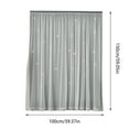 thumbnail image 5 of JVBTVB Blackout Curtain Panels Pair 39x59 Inch - Polyester Thermal Insulated Bedroom Curtains with Noise Reduction, No Drill Required, 5 of 7