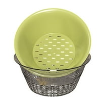 TACILIP Kitchen Organizer Basket Food Safe Plastic Drainer Space Saving Storage Container for Vegetables Utensils Sturdy Design Easy Clean Multi Purpose Use Organizer, Gifts for Mom