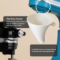 thumbnail image 3 of Premium Flour Funnel for Stand Mixer – Perfect for Baking, Easy to Use, and Clean Blender, flour funnel white, 3 of 5