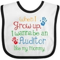 thumbnail image 3 of Inktastic Auditor Like Mommy Boys or Girls Baby Bib, 3 of 4