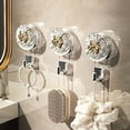 thumbnail image 3 of Strong Suction Cup Basin Hook Convenient Bathroom Storage Heavy-duty Adhesive Hook Home Supplies, 3 of 8