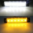 thumbnail image 3 of Side Marker Lights, 10pcs Car Marker Lights Car Side Indicators Lights 6SMD LED Front Rear Side Light Position Lamps 12V for Auto Camper Van Truck Lorry, 3 of 8