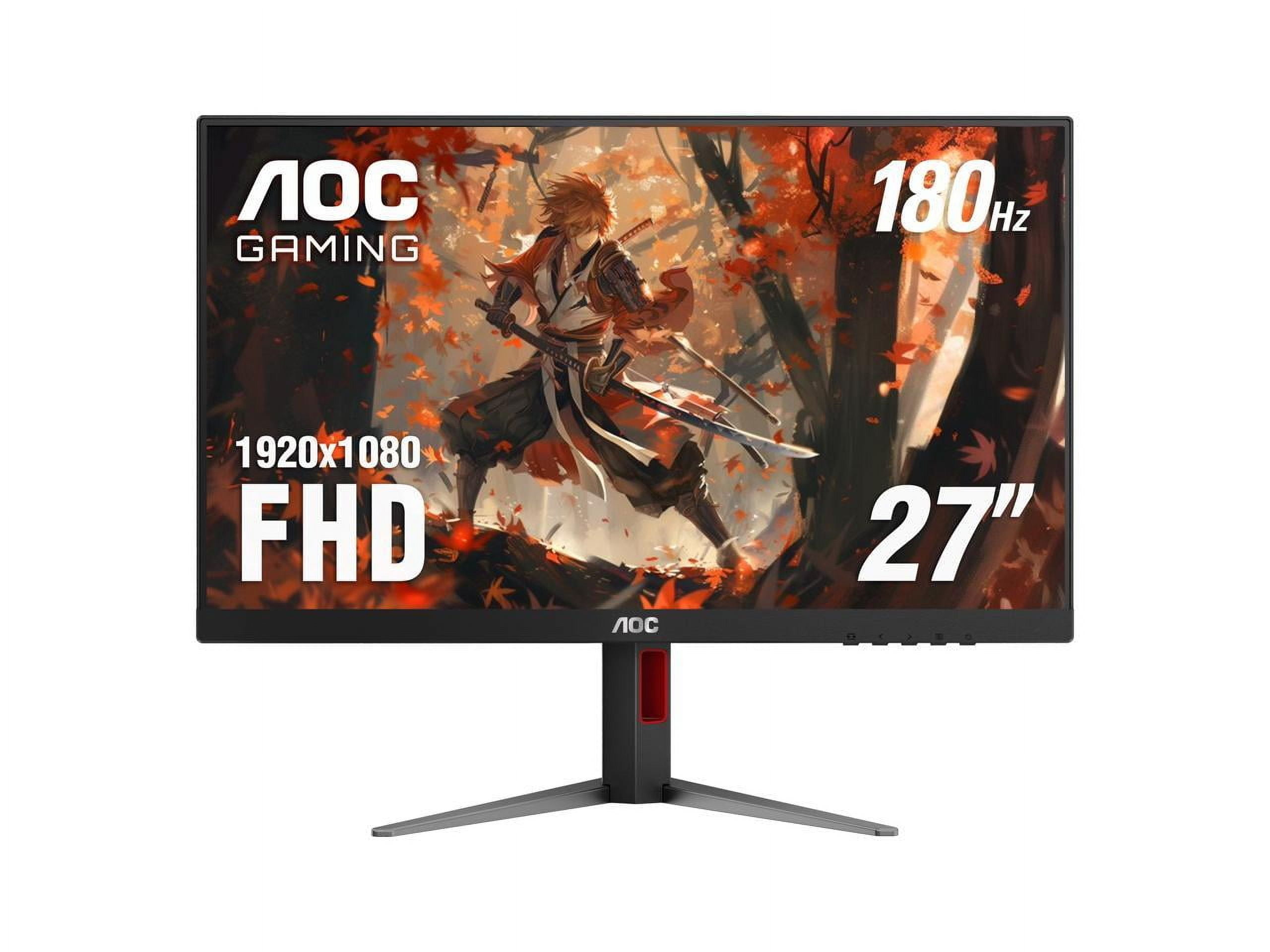 AOC ゲーミングモニター ブラック & レッド 27G4/11 C27G4Z/11 27