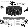 thumbnail image 7 of Halloween Spider Web Round Tablecloth 60 Inch Stars Tablecover Anti-Wrinkle Waterproof Wipeable Table Cloth for Kitchen/Home Decoration, 7 of 7