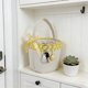 thumbnail image 4 of Bolsa de tela para cesta de Pascua – Bolsa de regalo de huevos de Pascua reutilizable y mona, cesta decorativa ligera para Navidad, 1 pack, 4 of 8