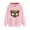 Pink, variant on VBTAPA Mardi Gras Graphic Hoodies for Women Loose Casual Hoody Tops Carnival Themed Print Hooded Sweatshirt with Kangaroo Pocket Army Green L