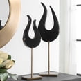 thumbnail image 2 of Uttermost Black Flame Sculptures Set of 2, 2 of 6