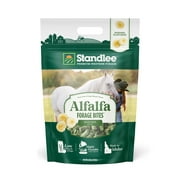 Standlee Premium Western Forage Alfalfa Forage Bites Horse Treat, Banana Flavored, 5 lb. Bag