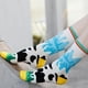 thumbnail image 4 of Calcetines deportivos con estampados coloridos, divertidos y divertidos, transpirables, para correr. Patrón 3 ML, 4 of 8