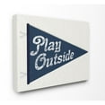 thumbnail image 2 of Stupell Play Outside Pennant Blue Wall Art canvas wrapped - 16 x 20, 2 of 5