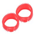 thumbnail image 4 of Miangastore Tank Acetylene Regulator Red Silicone 2Pcs 2.36X2.36X1.30in, 4 of 8