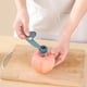 thumbnail image 5 of Cortador rotatorio manual de verduras | Cortador y rebanador multifunción de pepino, patata, pera y zanahoria | Herramienta de cocina de acero inoxidable y plástico para rebanar uniformemente y, 5 of 6