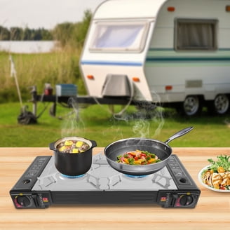 Coleman Guide Series 424 Dual Fuel 2-Burner Camp Stove, 14,000