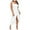 White, variant on Fesfesfes Spring Dress for Women One Shoulder Tube Top Dress Casual Front Split Evening Dress Pleated Cocktail Party Dress