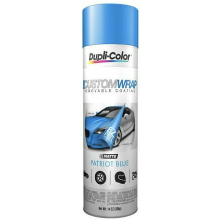 Dupli-Color Custom Wrap Removable Coating Spray On - Peel Off (Patriotic Blue - CWRC400)