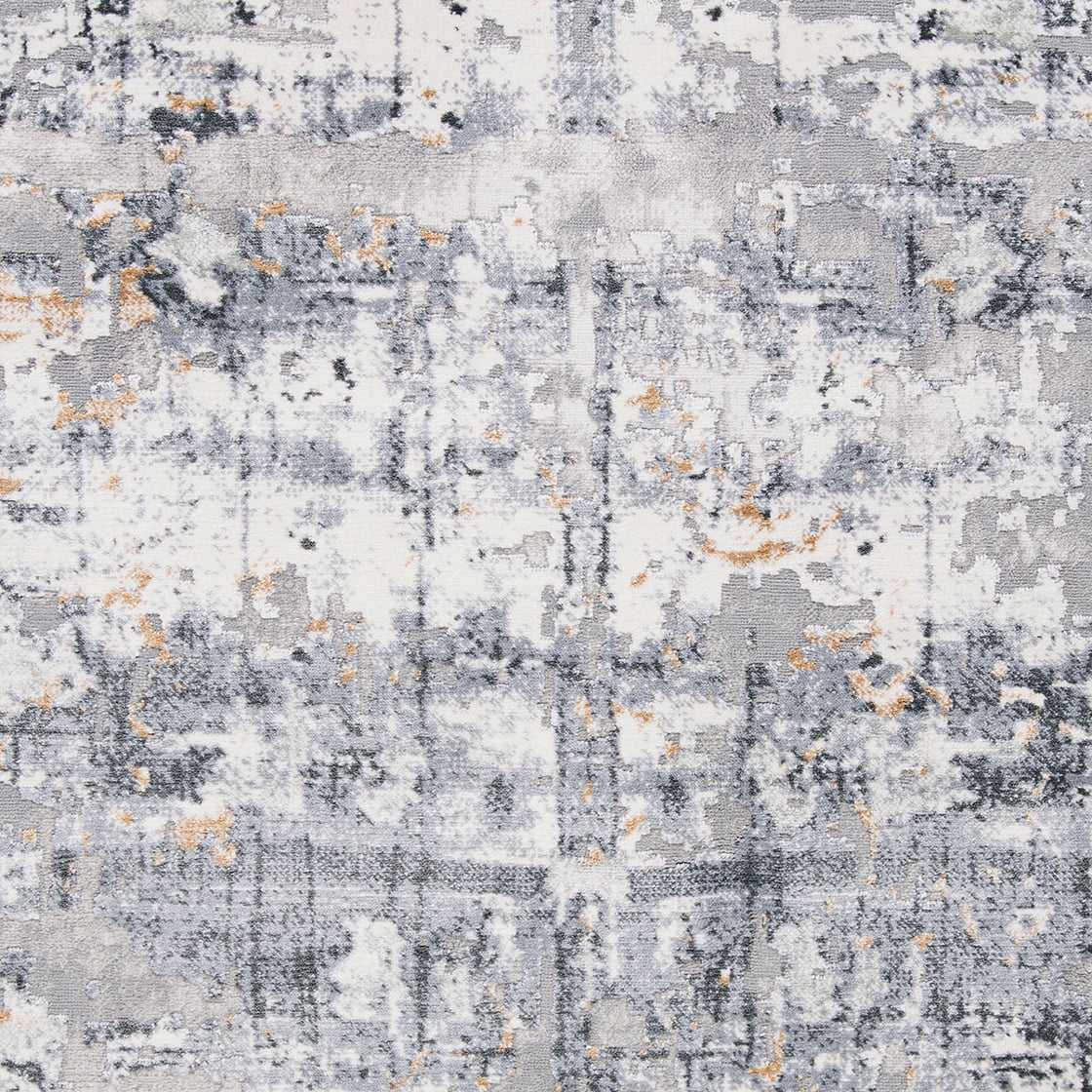 Couristan Lampas - Silver/Cream 2'7"X7'10", Area Rug