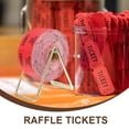 thumbnail image 3 of UPOUART 1 Set of Drawing Tickets for Raffle Red Paper for Space Saving, 3 of 8