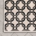 thumbnail image 5 of Well Woven Custom Size Runner - Choose Your Length - Lev Ivory & Grey Links Geometric 31 Inches Wide x 75 Feet Long Runner (31" x 75' Runner) Rug, 5 of 6