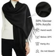 thumbnail image 2 of NevEND Women's Scarf Pashmina Shawls and Wraps for Evening Dress Bridesmaid Wedding Bridal Winter Warm Long Large Scarves, 2 of 6