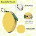 thumbnail image 3 of Fruit Coin Purse Bag Charm 2-Pack Mini Coin Purse Keychain Bag Charms for Handbag Wallet Airtag Charm Gifts Girl, 3 of 7