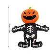 thumbnail image 2 of YujiCraft Halloween Pumpkin Head Plush Toy with Sound, Spooky Talking Jack-o-Lantern for Halloween Party Decor,B, 2 of 5