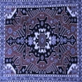 thumbnail image 1 of Ahgly Company Indoor Square Persian Blue Traditional Area Rugs, 7' Square, 1 of 4